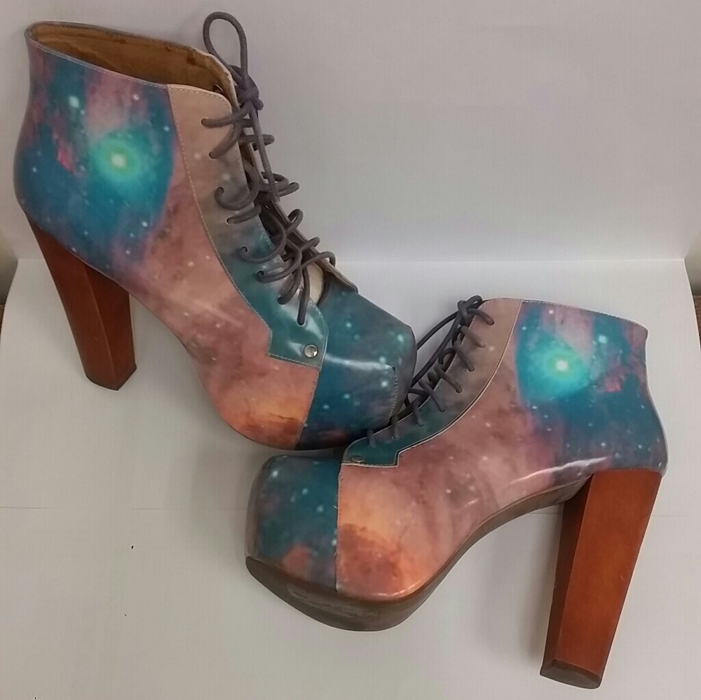 JEFFREY CAMPBELL COSMIC LITA BOOTS 6